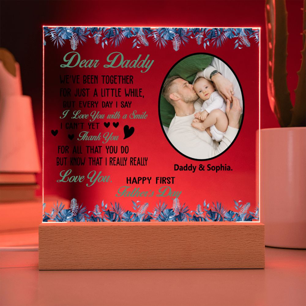Personalized New Dad First Father's Day Gift