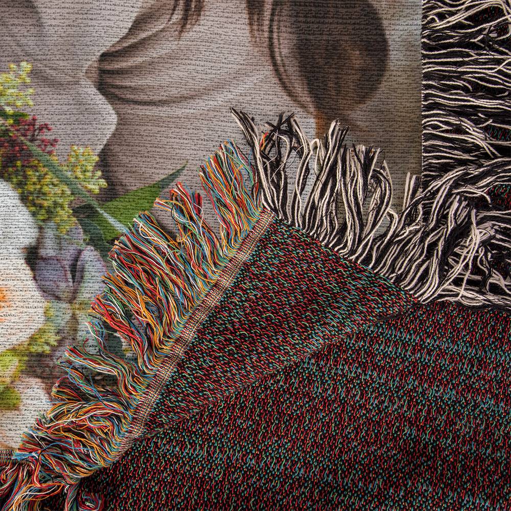 Custom Photo Woven Blanket 50"x60"