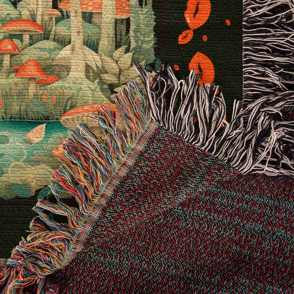 We Found Wonderland Woven Blanket