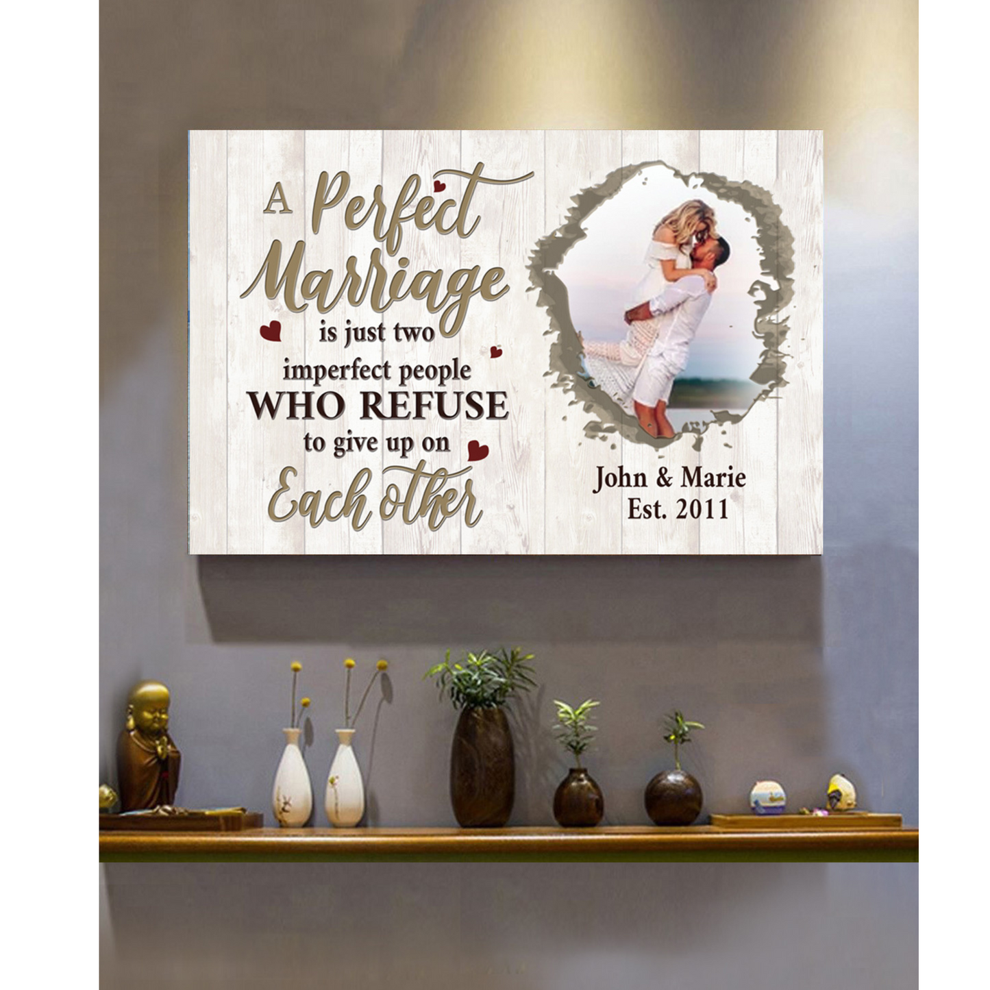 A Perfect Marriage  Wall Art Canvas