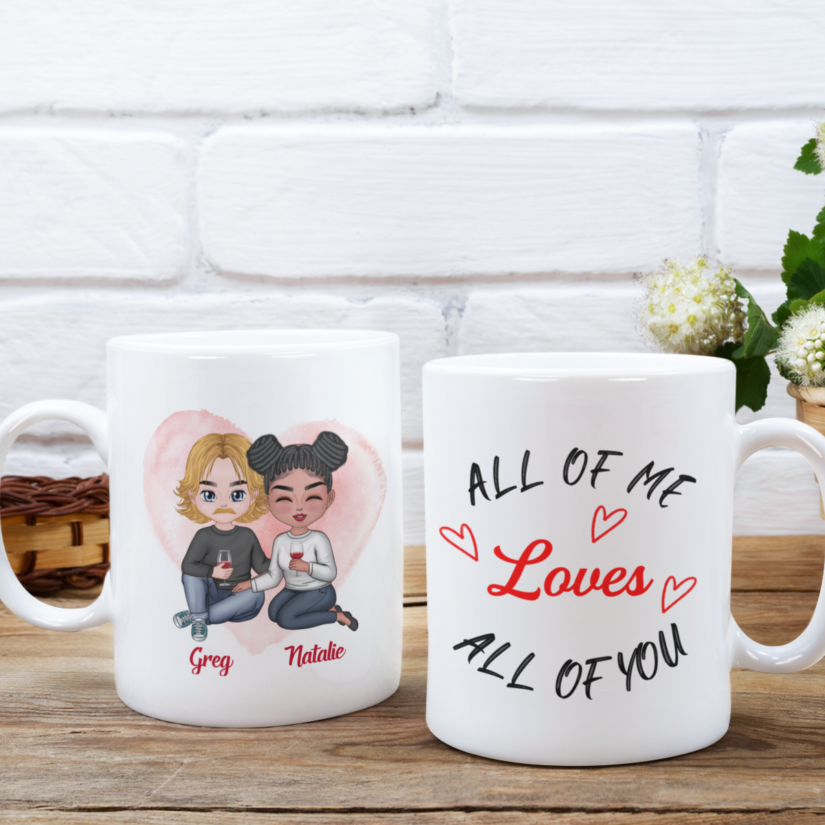 All Of Me Loves All Of You Mug - Gift For Soulmate, Wife or Husband