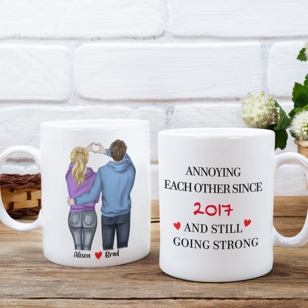 Annoying Each Other And Still Going Strong Anniversary Mug