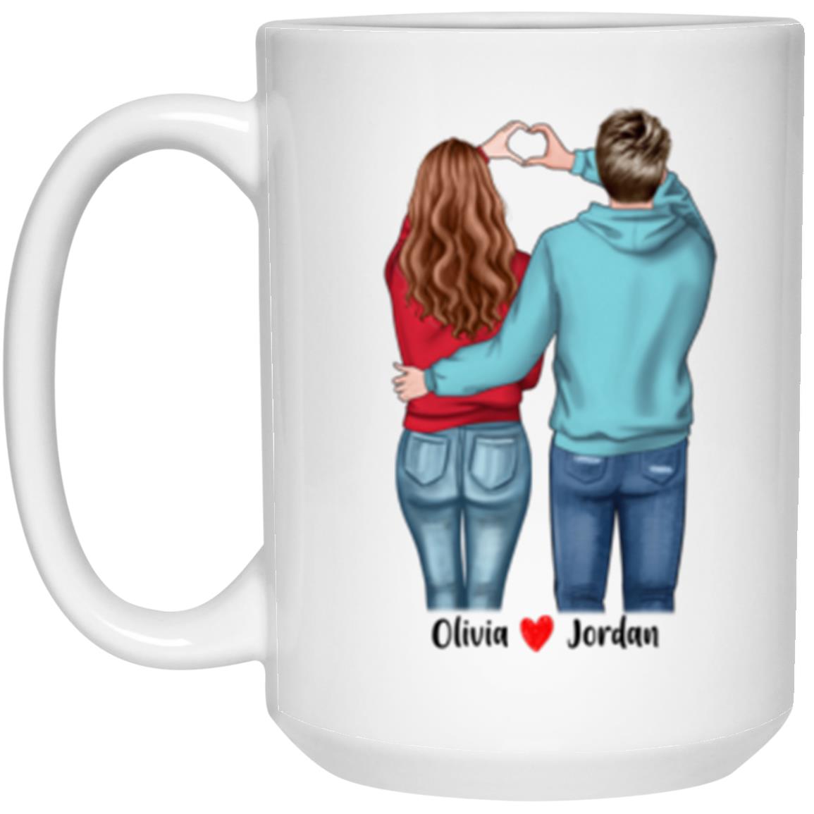 A True Love Story Never Ends Mug - Gift For Soulmate, Wife, Husband and Loved One