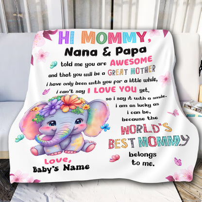 New Mom Personalized Gift - World's Best Mom Belong To Me