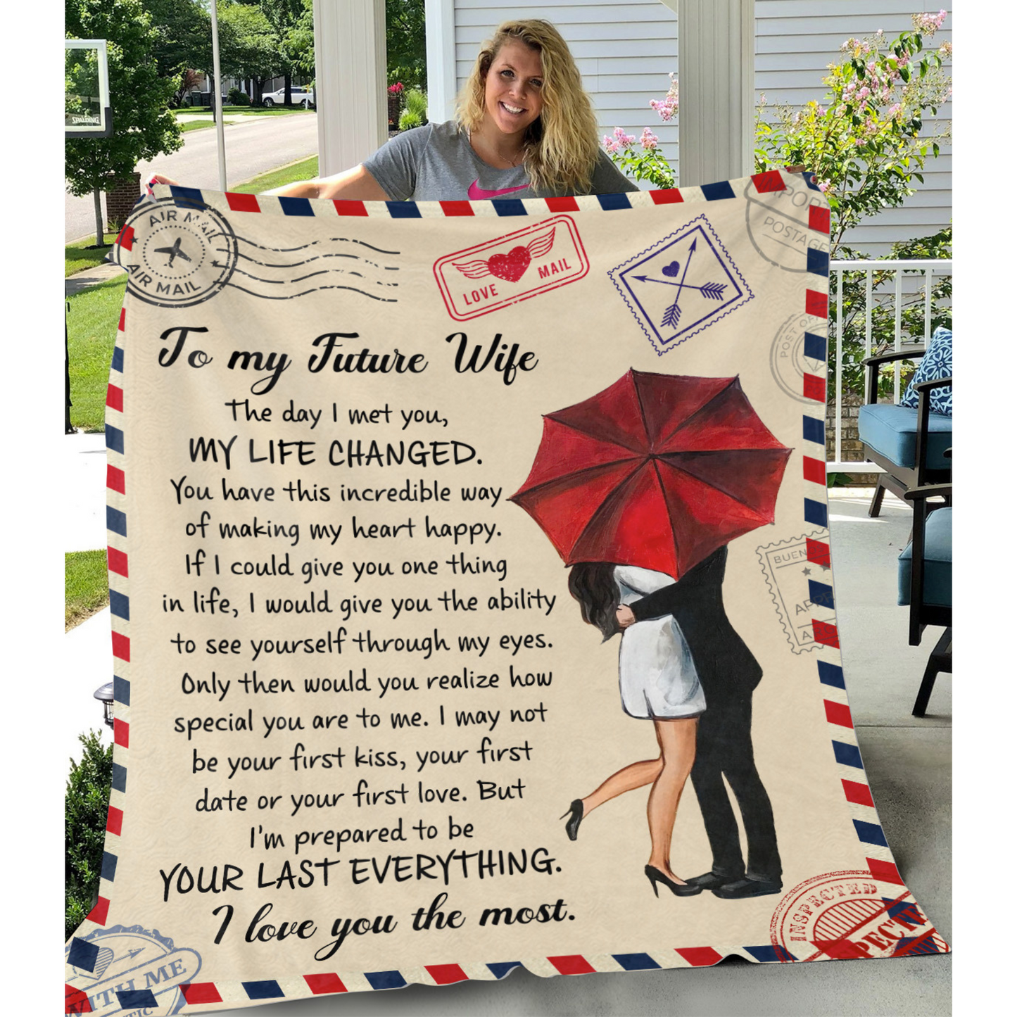 To My Future Wife Blanket - I Love You The Most