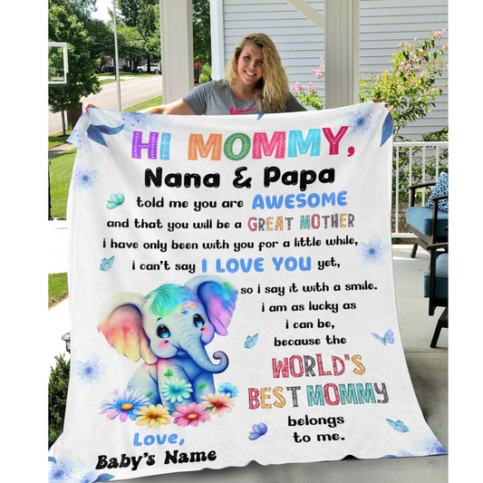 New Mom Personalized Gift - World's Best Mom Belong To Me