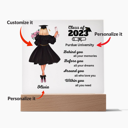Personalized Class of 2023 Graduation Gift For Her