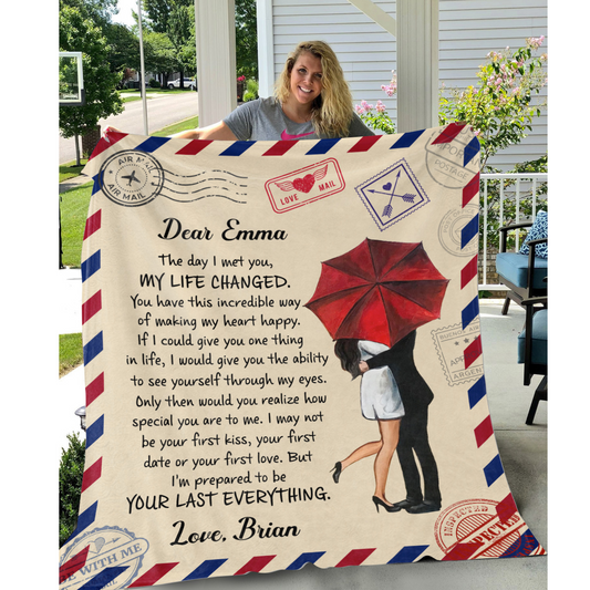Personalized Love Letter Blanket - A Gift of Lasting Love