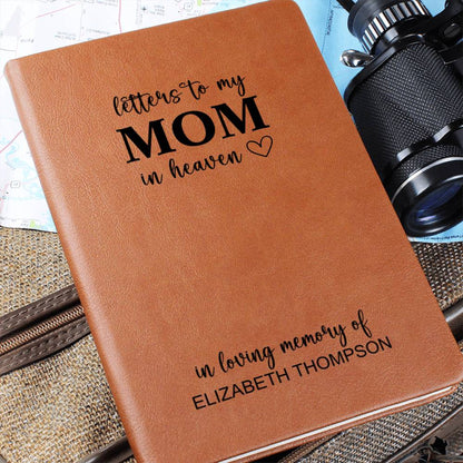 Memorial Gift for Loss of Mother Personalized - Letters To Mom In Heaven Grieving Journal