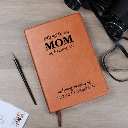 Memorial Gift for Loss of Mother Personalized - Letters To Mom In Heaven Grieving Journal