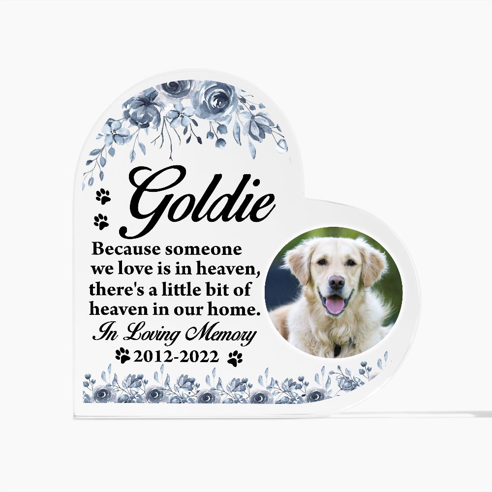 Personalized Dog or Cat Memorial Gift With Photo