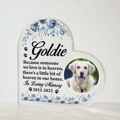 Personalized Dog or Cat Memorial Gift With Photo