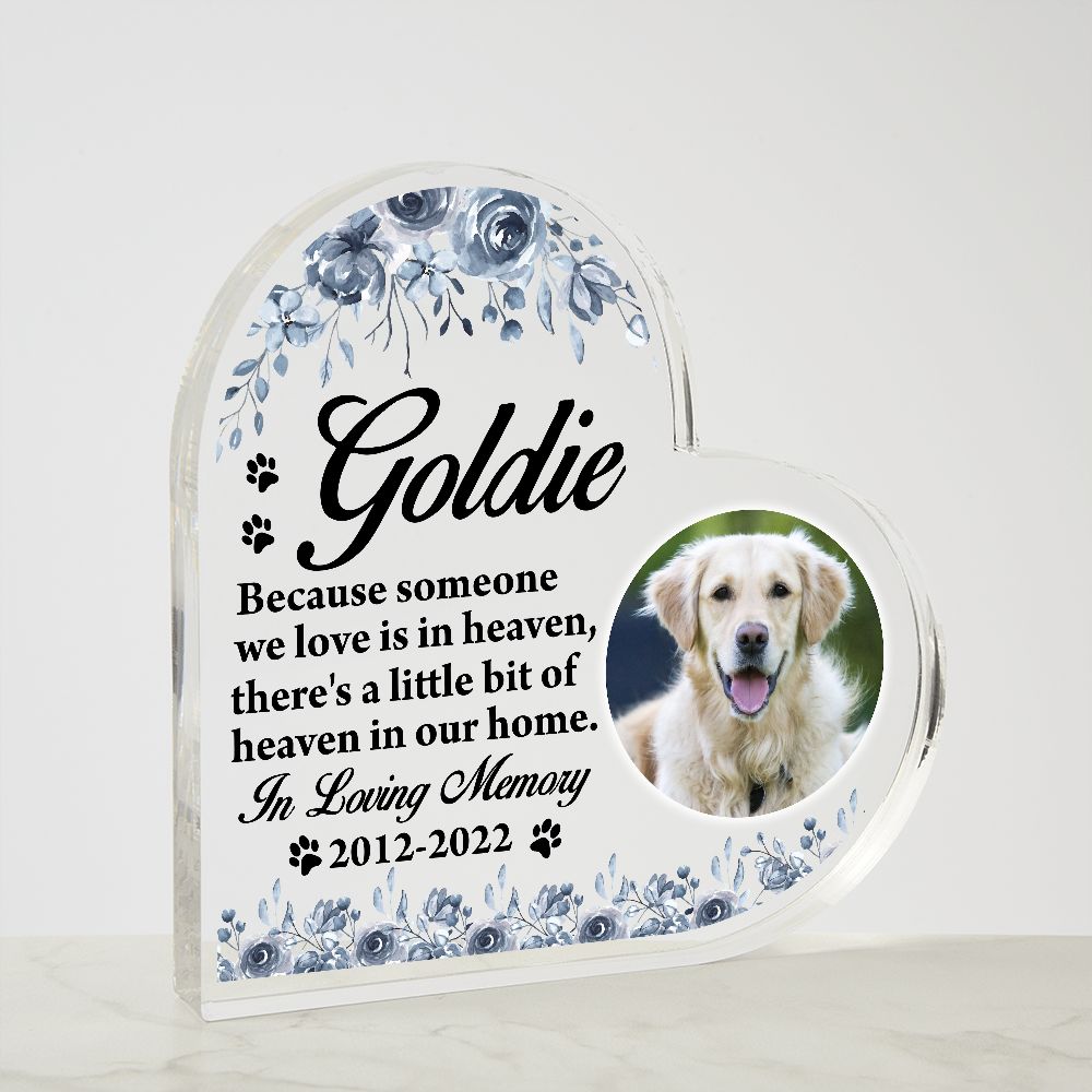 Personalized Dog or Cat Memorial Gift With Photo