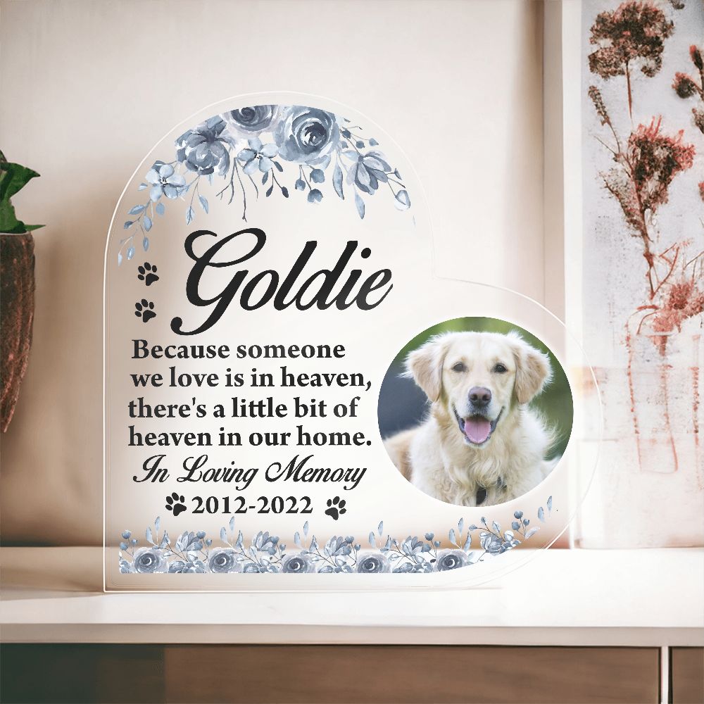 Personalized Dog or Cat Memorial Gift With Photo