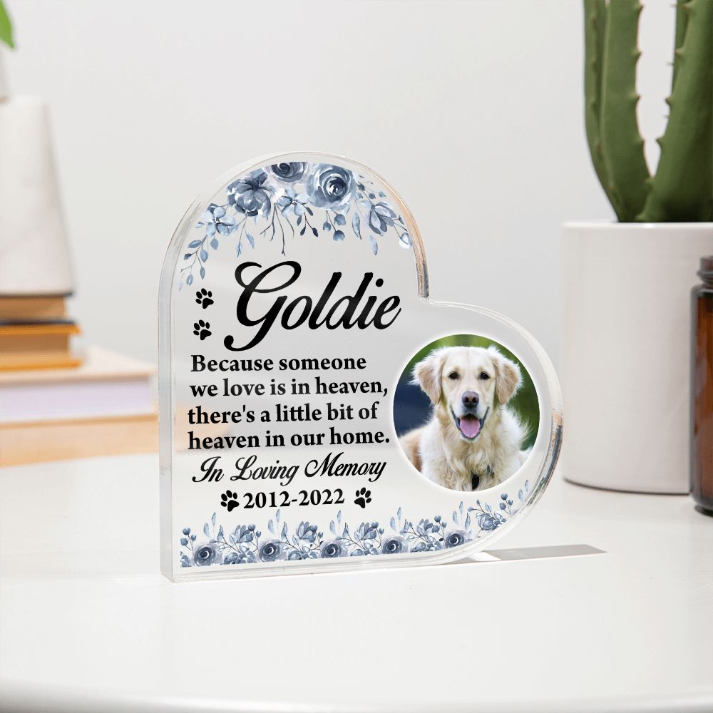 Personalized Dog or Cat Memorial Gift With Photo