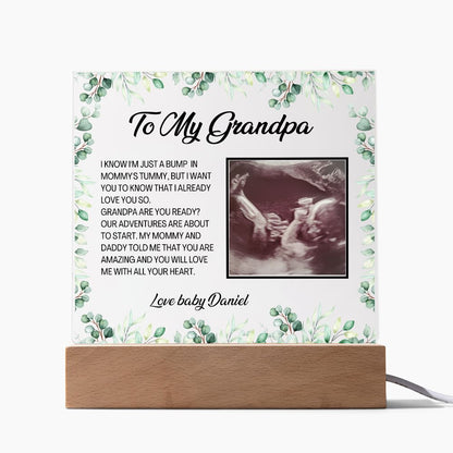 Personalized Grandpa To Be Gift - Great For Pregnancy Announcement