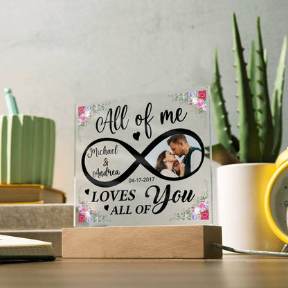 All Of Me Loves All of You Personalized Anniversary Gift For Couple