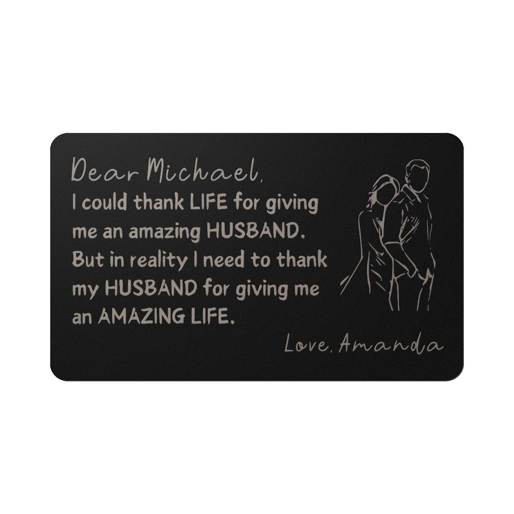 Personalized Metal Wallet Card