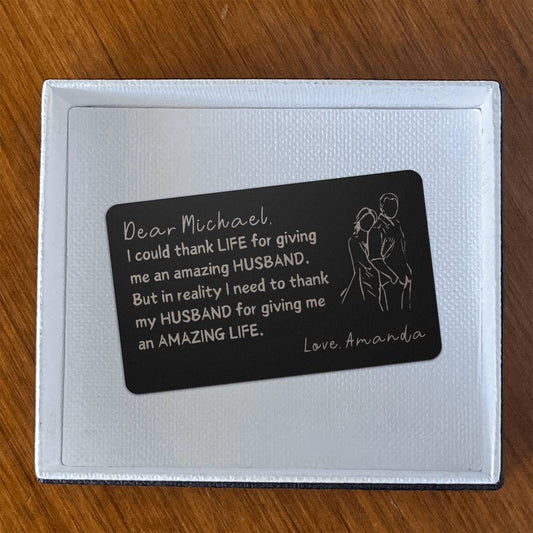 Personalized Metal Wallet Card