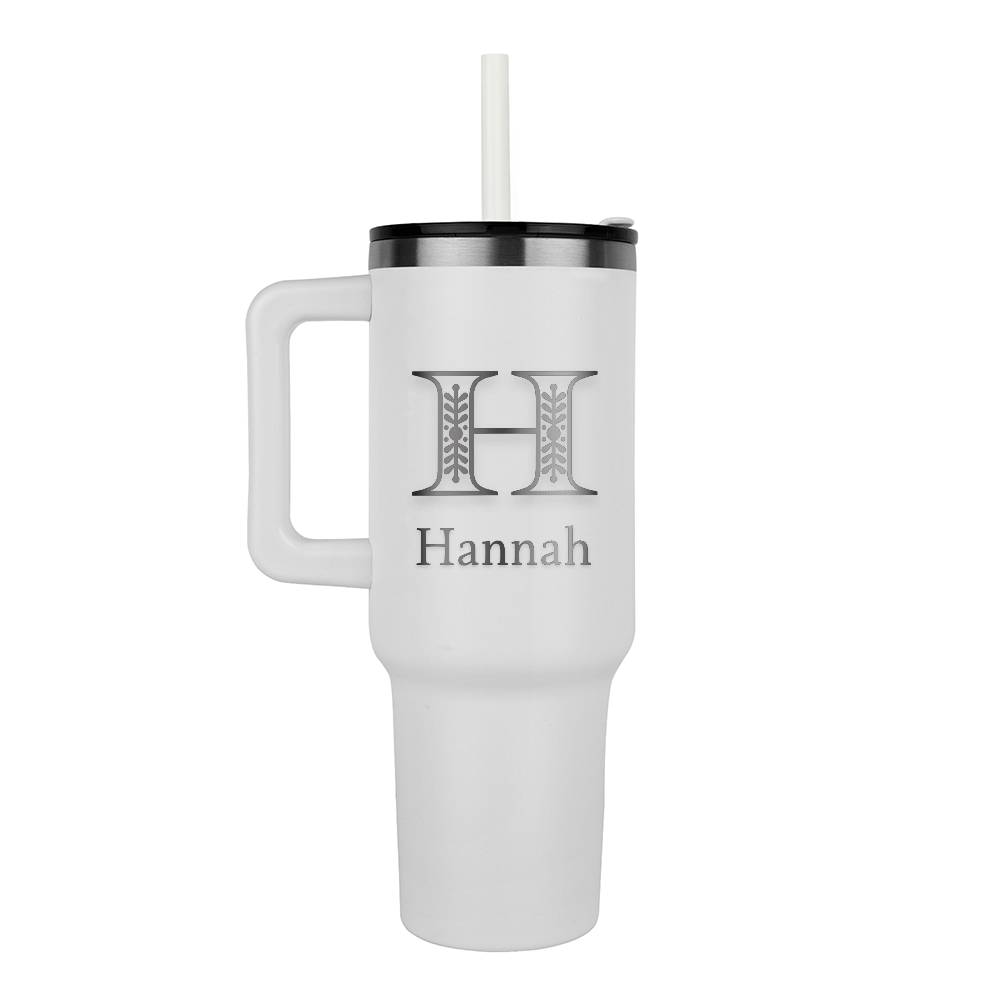 Initial Name Personalized Tumbler