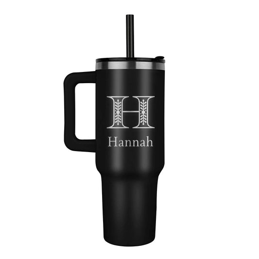 Initial Name Personalized Tumbler