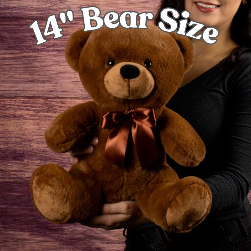 Personalized 'You Are My Missing Piece' Teddy Bear – Customizable with Your Names