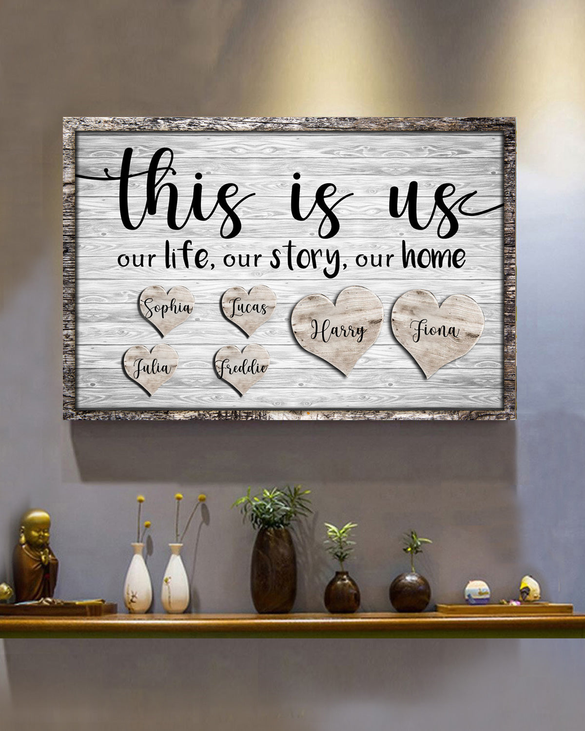 Personalized “This Is Us” Premium Family Canvas