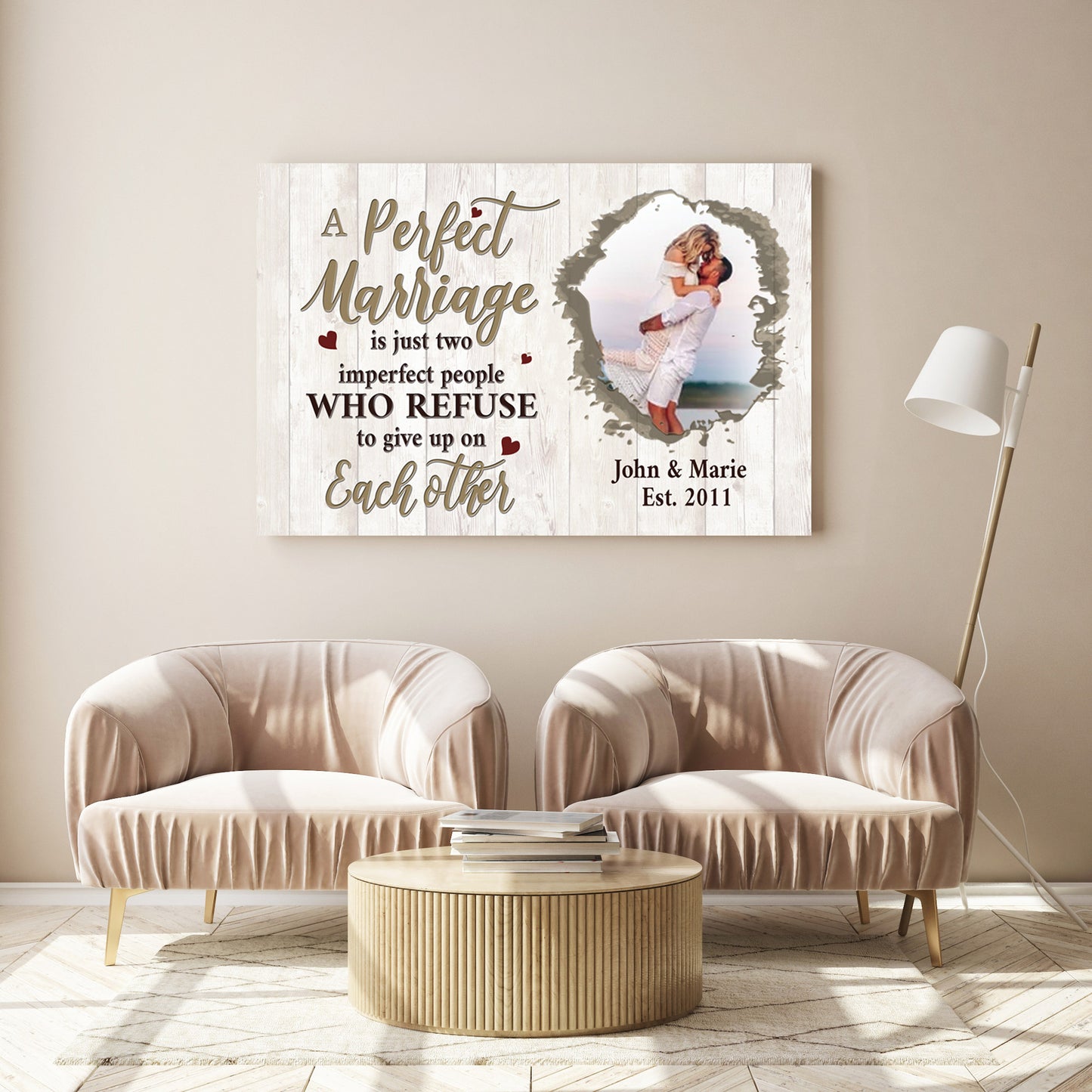 A Perfect Marriage  Wall Art Canvas